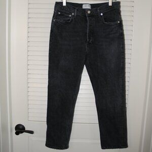 Agolde Riley Jeans in Black Sz 30
